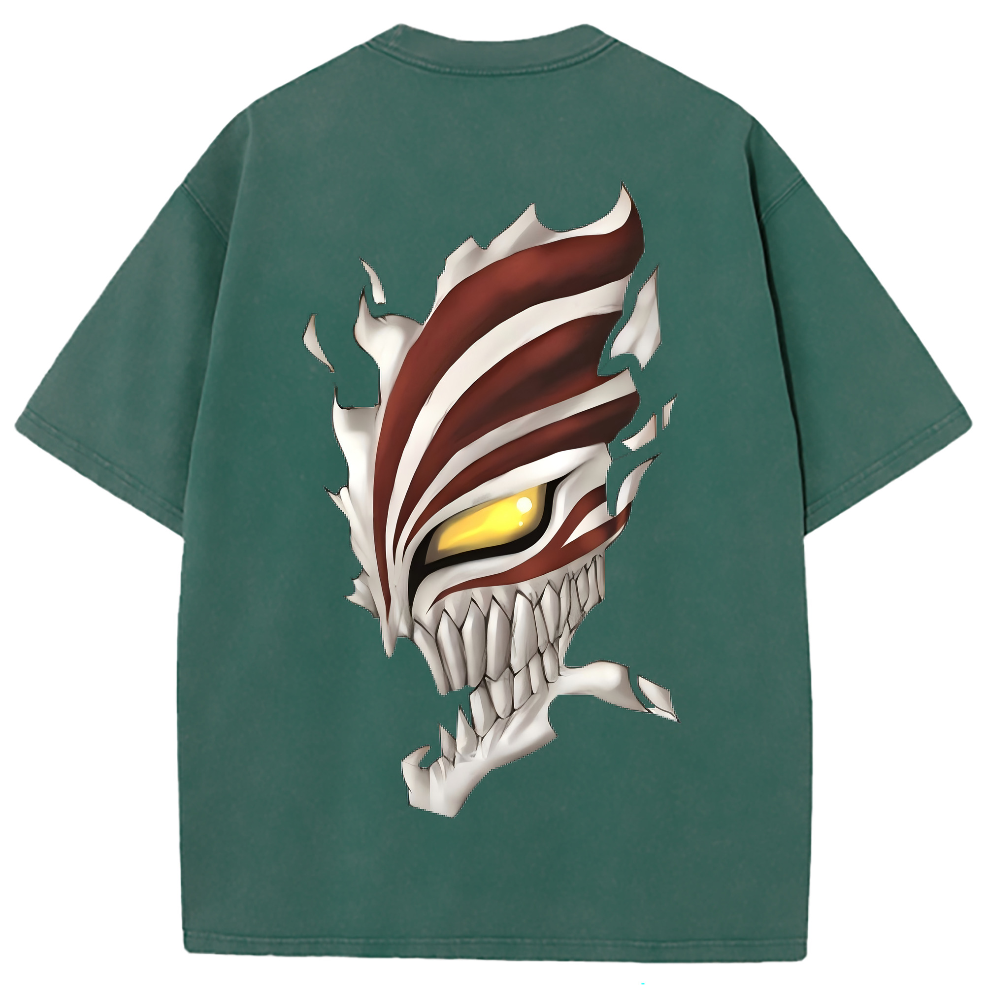 （画像用） ブリーチ 黒崎一護（くろさき いちご）BLEACH Kurosaki Ichigo 綿100% ヴィンテージ風 半袖Tシャツ（背面プリント）